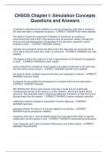 CHSOS Chapter I&colon; Simulation Concepts Questions and Answers
