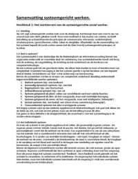 Samenvatting Systeemgericht werken&period; 