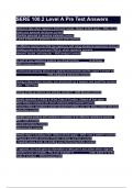 SERE 100&period;2 Level A Pre Test Answers&period;