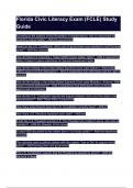 Florida Civic Literacy Exam &lpar;FCLE&rpar; Study Guide&period;