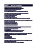 NREMT Practice Questions&period;