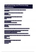 Pathophysiology and Pharmacology &lpar;NURBN2023&rpar;