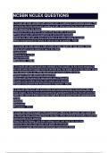 NCSBN NCLEX QUESTIONS&period;