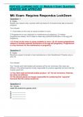 PORTAGE LEARNING BIOD 151 Module 6 Exam Questions 
