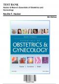 Test Bank for Hacker & Moore's Essentials of Obstetrics and Gynecology, 6th Edition by Neville F. Hacker; Joseph C. Gambone, 9781455775583, Covering Chapters 1-42 | Includes Rationales