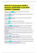 NSG122 Fundamentals EXAM 2 blueprint &lpar;CHAPTERS 4&comma;5&comma;6&rpar; WITH CORRECT ANSWERS