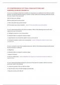 ATI COMPREHENSIVE EXIT FINAL EXAM QUESTIONS AND  ANSWERS//ALREADY GRADED A+