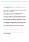 ATI RN PREDICTOR PRACTICE EXAM QUESTIONS AND ACCURATE ANSWERS 2024- 2024 WITH 100&percnt; PASS RATE