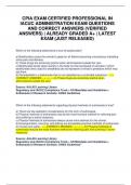 CPIA EXAM CERTIFIED PROFESSIONAL IN IACUC ADMINISTRATION EXAM QUESTIONS AND CORRECT ANSWERS &lpar;VERIFIED ANSWERS&rpar; &vert; ALREADY GRADED A&plus; &vert; LATEST EXAM &lpar;JUST RELEASED&rpar;