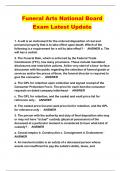 ALL FUNERAL PACKAGED EXAMS 2024&sol;2025