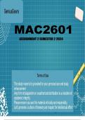 MAC2601 Assignment 2 Semester 2