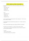 NPTE MODALITIES GRADED A&plus;