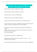 SNHD EMT EMS PROTOCOLS Exam &vert; Questions Solved 100&percnt; Correct &vert; Verified Answers