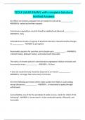 TCOLE Jail School EXAMS BUNDLE &vert;Questions Solved 100&percnt; Correct Answers
