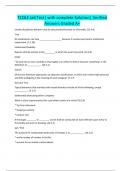 TCOLE Jail Test&vert; with complete Solution&vert; Verified Answers Graded A&plus;