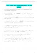 TCOLE exam&vert; with complete Solution&vert; Verified Answers