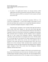 TNC-induced Growth and Relating Issues in Developing Countries