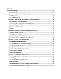 Samenvatting Principles of Marketing global edition 15th edition - hoofdstuk 1 