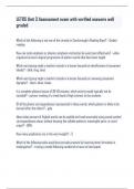 LETRS Unit 3 Assessment exam with verified answers well graded      