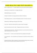 SNHD HEALTH CARD TEST GRADED A&plus;
