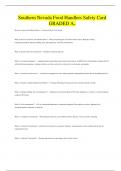 Southern Nevada Food Handlers Safety Card  GRADED A&plus;