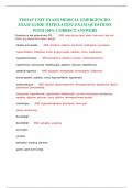 FISDAP UNIT EXAM&vert; MEDICAL EMERGENCIES EXAM GUIDE WITH LATEST EXAM QUESTIONS WITH 100&percnt; CORRECT ANSWERS