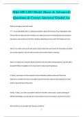 M&I 400 LBO Model &lpar;Basic & Advanced&rpar; Questions & Correct Answers&sol; Graded A&plus;
