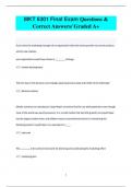 MKT 6301 Final Exam Questions &  Correct Answers/ Graded A+