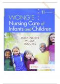 TEST BANK--WONG'S NURSING CARE OF INFANTS AND CHILDREN, 11TH EDITION BY HOCKENBERRY. CHAPTER 1-34 ALL CHAPTERS INCLUDED