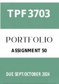 TPF3703 Assignment 50 Portfolio  2024