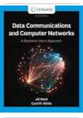 SOLUTION MANUAL FOR DATA COMMUNICATION AND COMPUTER NETWORKS A BUSINESS USERS APPROACH 9TH EDITION JILL WEST, CURT M WHITE