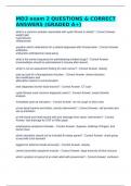 MD3 exam 2 QUESTIONS & CORRECT ANSWERS &lpar;GRADED A&plus;&rpar;