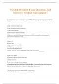 NCCER Module 6 Exam Questions And Answers &lpar; Verified And Updated &rpar;