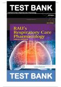 Test Bank For Rau&rsquo;s Respiratory Care Pharmacology 9th Edition by Gardenhire &vert; All Chapters &vert;Complete Questions and Answers &lpar;A&plus;&rpar; LATEST VERSION&period;ISBN&colon;9780323299688&vert;&vert; Complete Guide A&plus;