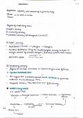 Respiratory Physiology handwritten notes 