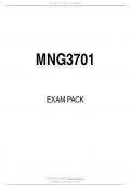 MNG3701 Exam Pack latest and updated A+