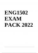 ENG1502 exam pack latest and updated A+