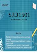 SJD1501 Assessment 5 2024