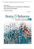 Test Bank - Brain and Behavior&colon; An Introduction to Behavioral Neuroscience&comma; 6th Edition &lpar;Garrett&comma; 2021&rpar;&comma; Chapter 1-15 &vert; All Chapters