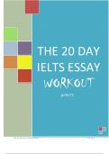 20 DAY IELTS ESSAY CHALLENGE THE 20 DAY IELTS ESSAY WORKOUT