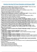 Hondros Nursing 212 Exam Questions and Answers 2024.