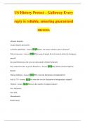 US History Pretest &ndash; Galloway Every reply is reliable&comma; ensuring guaranteed success&period;