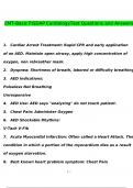 EMT-Basic FISDAP Cardiology Test Questions and Answers Latest (Verified Answers)