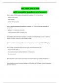 Pro Tools Tier 4 Post with complete questions and answers