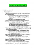 WGU D096 OA Study Guide Questions and Answers Latest (Verified Answers)
