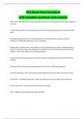 FCA Mock Exam Questions with complete questions and answers