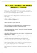 Ohio MPJE  Bundled Exam Questions Package with Correct Answers