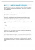 Unit 1 2 3 4 IDRL308-ATHABASCA test &lpar;Questions &plus; Answers&rpar; Solved