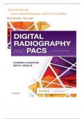 Test Bank For Digital Radiography and PACS&comma; 3rd edition &lpar;Christi Carter- 2018&rpar; &comma;1-9 Chapters&vert;&vert; All Chapters