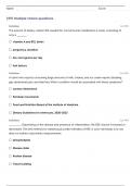 HEALTH AND NUTRITION D440 OA PREP QUESTIONS WITH COMPLETE SOLUTIONS ALREADY PASSED&excl;&excl;